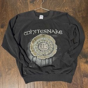 Authentic Vintage 1987 Whitesnake tour raglan sweatshirt david coverdale large